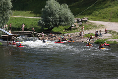 Соревнования на реке Шаня